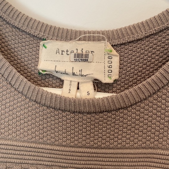 Nicole Miller Artelier Cold Shoulder body con sweater Small - Picture 2 of 7